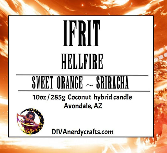 IFRIT Summon - HELLFIRE | 10 oz Candle